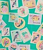 Copper Key Coordinating Stamp Print Wrap Skort, Color:Green Multi - Image 4