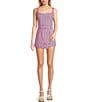Copper Key Coordinating Stripe Print Wrap Skort, Color:Pink Multi - Image 3