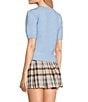 Copper Key Crew Neck Puff Sleeve Sweater - Image 4