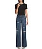 Copper Key Crew Neck Short Sleeve Bodysuit, Color:Black - Image 5