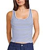 Copper Key Danielle Ameriana Striped Scoop Neck Tank - Image 5