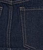 Copper Key Denim Cuffed Mini Skirt - Image 4