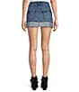 Copper Key Denim Cuffed Mini Skirt - Image 2
