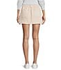 Copper Key Denim Pleated Mini Skirt - Image 2
