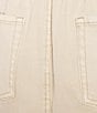 Copper Key Denim Pleated Mini Skirt - Image 4