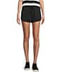 Copper Key Drawstring Coordinating Lounge Shorts, Color:Black - Image 1
