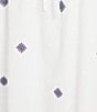 Copper Key Drawstring Embroidered Coordinating Maxi Skirt - Image 4