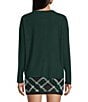 Copper Key Drop Shoulder Brushed T-Shirt, Color:Green - Image 2