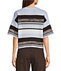 Copper Key Elbow Sleeve Striped Sweater - Image 2