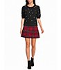 Copper Key Embellished Cable Knit Short Sleeve Sweater - Image 3