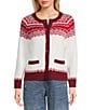 Copper Key Fair Isle Cardigan Sweater - Image 1