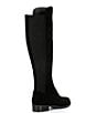 Color:Black - Image 2 - Faya Suede Tall Riding Boots