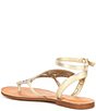 Copper Key Flutter Metallic Rhinestone Butterfly Thong Sandals | Dillard's