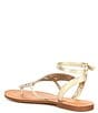 Copper Key Flutter Metallic Rhinestone Butterfly Thong Sandals | Dillard's