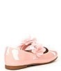 Color:Blush - Image 2 - Girls' Chiffon Patent Floral Flats (Infant)