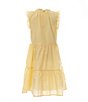 Color:Yellow Gingham - Image 2 - Girls 7-16 Checked Ruffle Tank Baby Doll Dress