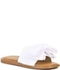 Color:White - Image 1 - Girls' Beelong Bow Slide Sandals (Youth)