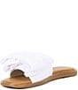 Color:White - Image 4 - Girls' Beelong Bow Slide Sandals (Youth)