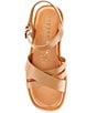 Color:Sesame Tan - Image 5 - Girls' Chance Flat Sandals (Youth)