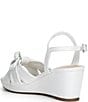 Copper Key Girls' Charlotte Wedge Bow Sandals (Youth) - Image 3