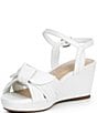 Copper Key Girls' Charlotte Wedge Bow Sandals (Youth) - Image 4