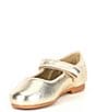 Copper Key Girls' Darrling Metallic Leather Mary Janes (Infant), Color:Sand Gold - Image 4