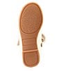 Color:Sand Gold - Image 6 - Girls' Darrling Metallic Leather Mary Janes (Toddler)
