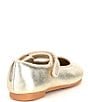 Color:Sand Gold - Image 2 - Girls' Darrling Metallic Leather Mary Janes (Toddler)