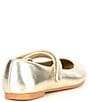 Color:Sand Gold - Image 2 - Girls' Darrling Metallic Leather Mary Janes (Youth)