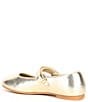 Color:Sand Gold - Image 3 - Girls' Darrling Metallic Leather Mary Janes (Youth)