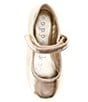 Color:Sand Gold - Image 5 - Girls' Darrling Metallic Leather Mary Janes (Youth)