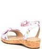Color:Pink/Blue Multi - Image 3 - Girls' Dearisst Bow Platform Sandals (Toddler)