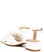 Color:White - Image 3 - Girls' Divine Twist Bow Block Heel Dress Sandals (Toddler)