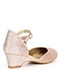 Color:Rose Gold - Image 2 - Girls' Fancee Covered Wedge Heels (Youth)