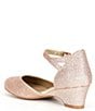 Color:Rose Gold - Image 3 - Girls' Fancee Covered Wedge Heels (Youth)