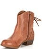 Color:Acacia Tan - Image 4 - Girls' Howwdy Leather Western Inspired Booties (Infant)