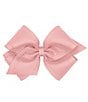 Copper Key Girls King Scallop Grosgrain Hair Bow, Color:Sweet Nectar - Image 1