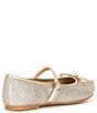Color:Sand Gold - Image 2 - Girls' Mia Glitter Mary Jane Ballet Flats (Infant)