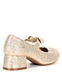 Color:Gold - Image 2 - Girls' Starlet Small Bow Dress Heels (Youth)