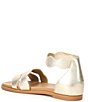 Color:Sand Gold - Image 3 - Girls' Zany Scallop Ankle Strap Sandals (Infant)