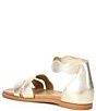 Color:Sand Gold - Image 3 - Girls' Zany Scallop Ankle Strap Sandals (Toddler)