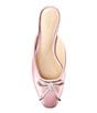 Color:Pink - Image 5 - Glimmer Rhinestone Bow Mules