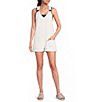 Copper Key Hailey V-Neck Americana Roll Cuff Overalls - Image 1