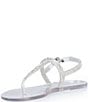 Copper Key Haven Rhinestone T-Strap Flat Sandals - Image 4