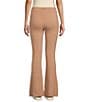 Color:Taupe - Image 2 - High Rise Cozy Teddy Flare Pants