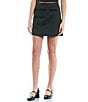 Color:Black - Image 1 - Coordinating High Rise Foiled Floral Mini Skirt