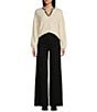 Copper Key High Rise Wide Leg Jeans, Color:Black - Image 3