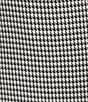 Copper Key Houndstooth Pinafore Mini Dress, Color:Snow Black - Image 4