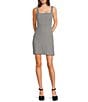 Copper Key Houndstooth Pinafore Mini Dress - Image 1