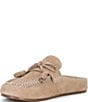 Copper Key Kit Suede Tassel Bow Clog Mules - Image 4